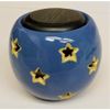 Smart Solar 3183WMM1 Ceramic Solar Sphere lantern Blue Ceramic