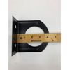 (2) Black Mounting Brackets 2-1/2" round Light, Powder Coated, trailer Metal