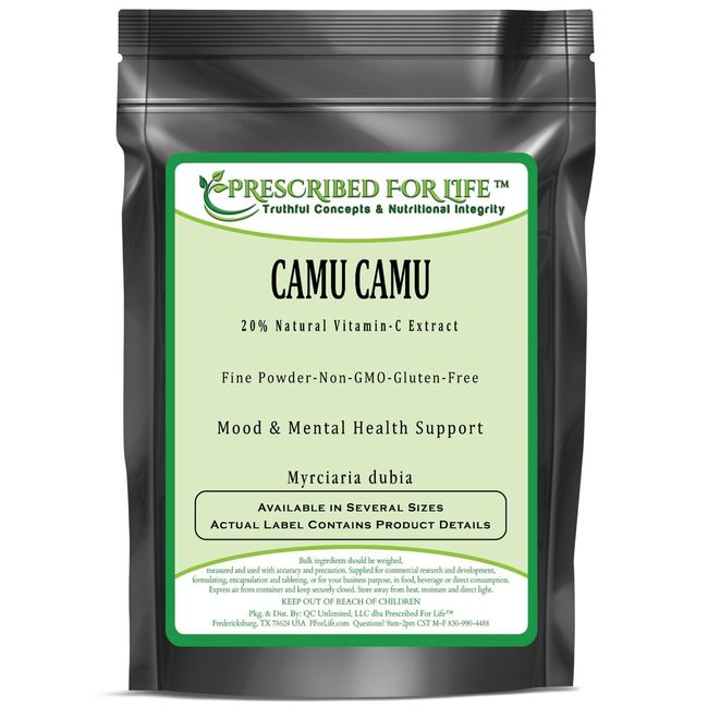 Camu Camu - 20% Natural Vitamin C Extract Powder (Myrciaria dubia), 2oz(57g)