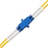 Duogalia 100 Pack LC/UPC Duplex Singlemode Fiber Optic Coupler - LC Duplex Singlemode Fiber Optic Cable Connector Adapter