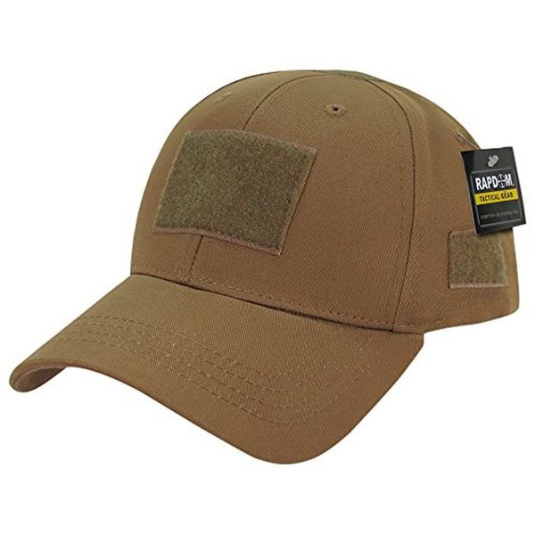 Rapdom Tactical Low Crown Structured Cap, Coyote