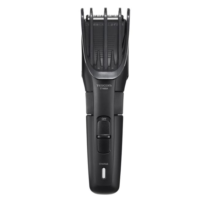 Tescom TT490A-K Hair Trimmer, Cordless, Washable, Compatible with Overseas Use, Black, Genuine Product