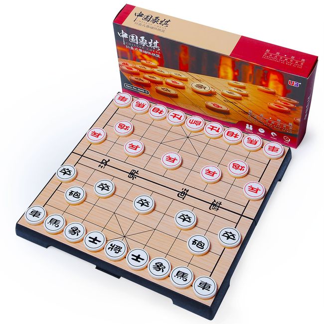 Chinese Shogi Set, Shogi, Carton, Shangqi, Magnetic, Home (Aka)