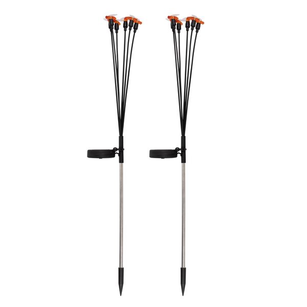 Ideaworks Solar Swaying Bumblebee Stakes Set of 2