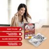 Self-Adhesive Laminating Sheets 6x9 Inches Clear Yellowing Resistant 100 Pack