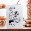 Large (A4) 'Body Builder' Blank Greeting Card (GC00028103)