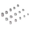 75Pcs Quick Thread Insert, Stainless Steel M4(Inner)- M10(Outer) Self Tapping Screw Bushing Slotted Wire Repair Tool with Storage Case