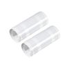 Motoforti Hood Stripe Pattern Sticker/Outer for Car/Durable / 2 Pcs White Long-lasting