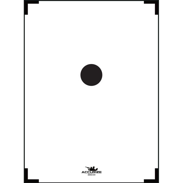 Accurize Shooting Target ISSF 50m/5m