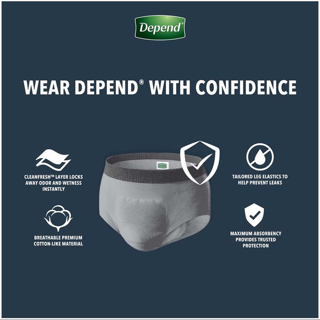 Depend Fresh Protection Adult Incontinence Underwear for Men (Formerly –  EveryMarket