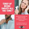 ZeroSweat Antiperspirant Deodorant | Clinical Strength Hyperhidrosis Treatment - Reduces Armpit Sweat (2 Pack)