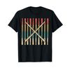 Retro Drumsticks Drums Player Percussion Drummer Drums T-Shirt
