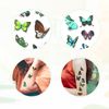 6 Sheets Butterfly Temporary Tattoos, Colorful Butterfly Tattoo Stickers Waterproof Self-Adhesive Tattoos for Women Girls Daily Makeup Birthday Party Carnival (Mixed Styles)
