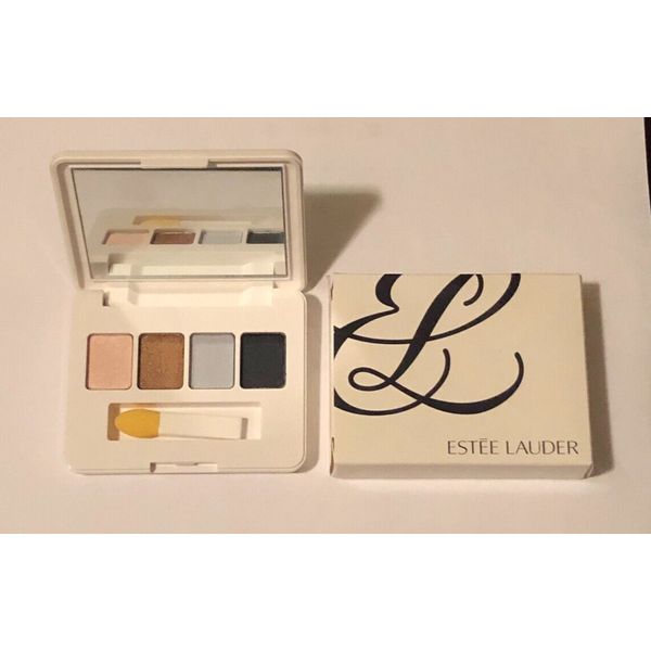 (2) Estee Lauder Eyeshadow Palette 10 Ivory Slippers 35 Hot Cinnamon 06 Clouds