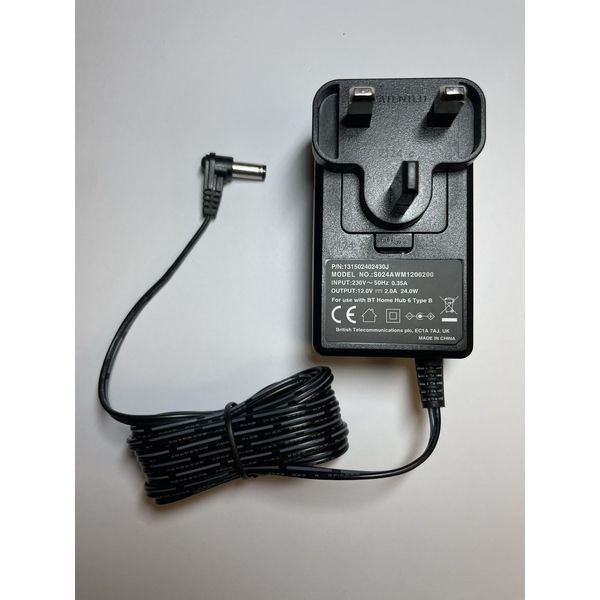 Replacement 12V 2A AC/DC Adaptor Power Supply for model JRA1218 UK Plug