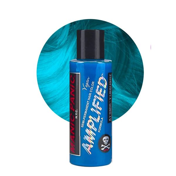 Manic Panic Amplified Cream Formula, Atomic Turquoise, 0.118 kg