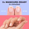 zalati Nail Art Pusher with Dual Tips Stainless Steel Nail Gel Polish Remover for Manicure Pedicure Cuticle Nail Care Cleaner