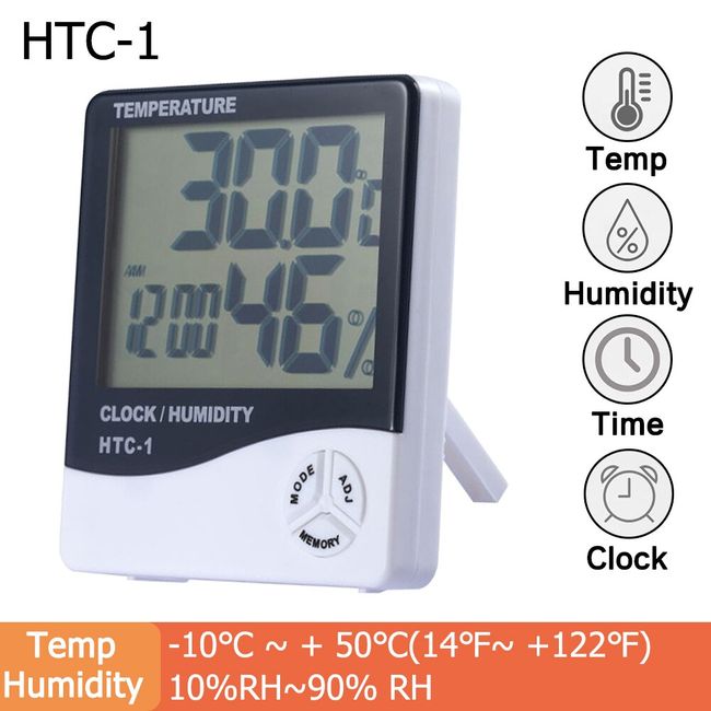 6Pcs Wall Mounted Thermometers, Temperature Gauge Meter with