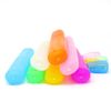 Honbay 7PCS Plastic Dust-Proof Toothbrush Case Holder for Daily and Travel Use - 5 Toothbrush Head Covers as Gift, Random colors