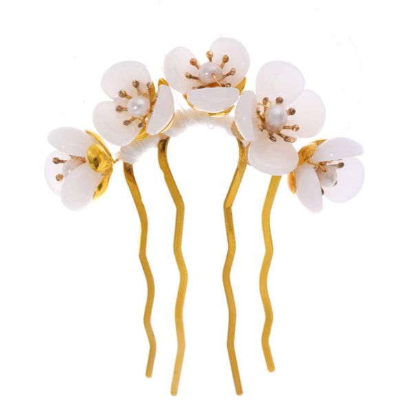 Beaupretty Flower Hair Stick Vintage Hair Sticks Hanfu Hair Sticks Hanfu Hair Pins Chinese Hair Chopsticks Flower Hair Chopsticks Classic Hair Accessories for Women Girls