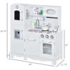 Kids Kitchen Playset With Telephone, Water Dispenser Simulation Cooking