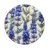 Anise Hyssop Flower Watercolor Pattern Graphic PopSockets Swappable PopGrip