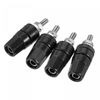uxcell Terminal Binding Post Terminal Binding Post Amplifier Terminal Connector Banana Plug Jack Speaker Black 4 Pack