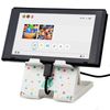 Tscope Switch Stand - Animal Crossing Compatible, Adjustable Switch Lite/OLED Compact Portable Foldable Holder (White)