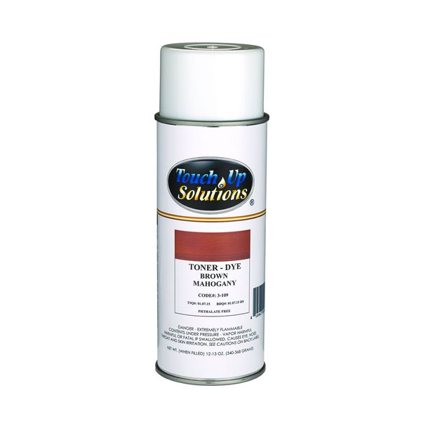 Touchup Aerosol Toner Brown Mahogany, 12Oz.