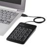 Buffalo BUFFALO Wired Numeric Keyboard with Tab Key USB Hub Black BSTKH100BK