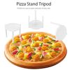 Toyvian 100pcs Pizza Saver Stand White Plastic Pizza Tripod Stack for Restaurant Container Pizza boxes