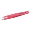 TWEEZERMAN Tweezers Mini Version with Hand-Filled Angled Tip for Eyebrow Plucking, Geranium