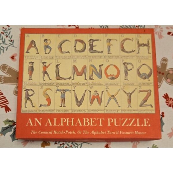 AN ALPHABET PUZZLE COLONIAL WILLIAMSBURG FOUNDATION 24 PIECES COMPLETE