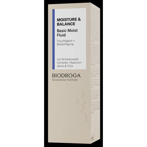Biodroga Moisturising Fluid for Face 30 ml - Skin Care Moisturiser Moisturiser for Sensitive Stressed Skin