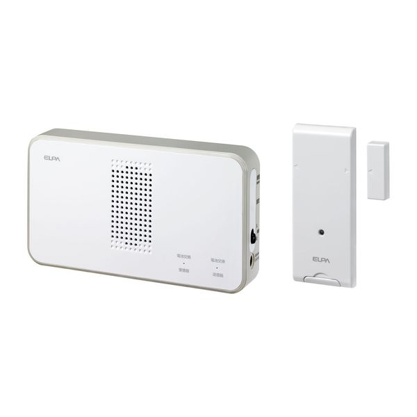 ELPA EWS-S5034 Wireless Chime Door Opening Sensor Set, Nursing, Offices, Stores, Wireless, No Wiring Required