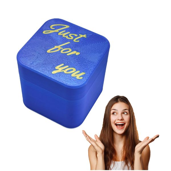 WOPLAY Surprise Finger in a Box,Surprise Finger Gift Box,Box of Surprise Fingers,Perfect Spoof Hand Prank Pop Up Gift with Box for Adults,Christmas Novelty Home Decor (Blue, 1pcs)