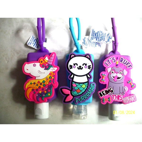 Lot Of 3 Almar Hand Sanitizers For Kids Includes Unicorn!