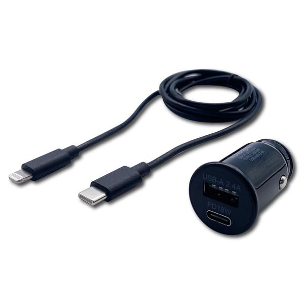 AXS X-268 Compact Charger with PD&C-L Cable, Black