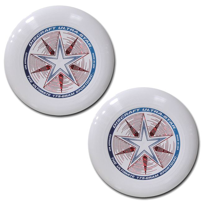 Discraft 175 gram Ultimate Ultra-Star - 2 PACK (WHITE)