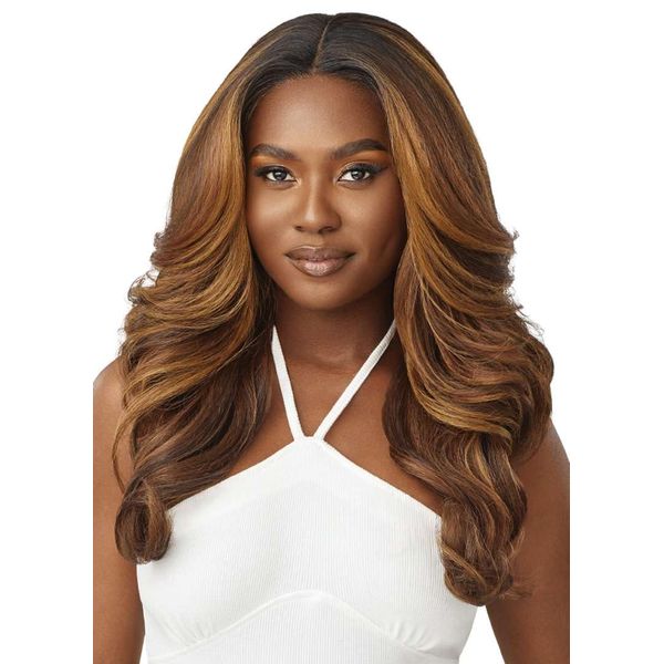 Outre Lace Front Wig - Talha (DARK BROWN 2)