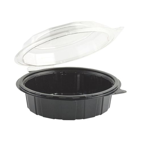 Gourmet Classics Recycled-PET Food Container Black/Clear 26 oz | 100/Case