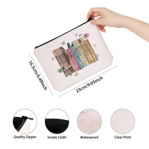 Nick and Charlie Pride Zipper Cosmetic Bag with Heart Stopper, Book-hi Uk, Bag