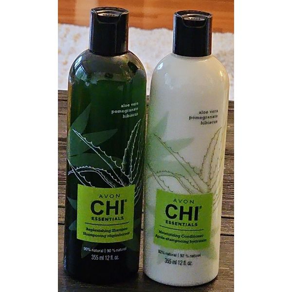 Avon Chi Essentials Replenishing Shampoo and Moisturizing Conditioner New Sealed