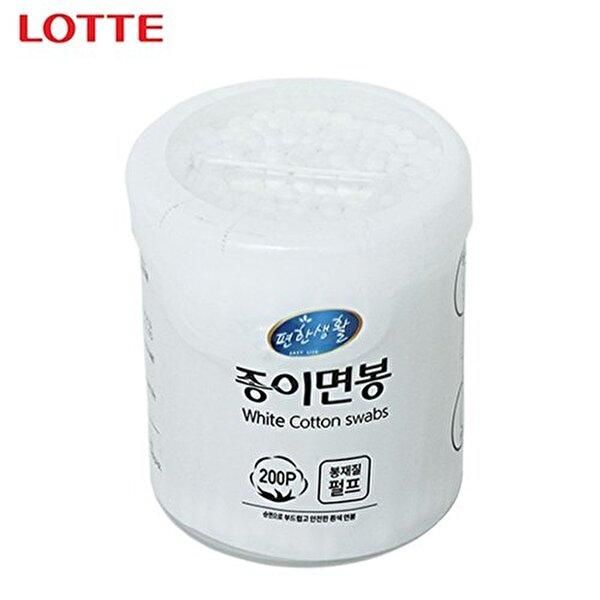 Lotte Convenient Life Paper Cotton Swab White_W4B9AE9