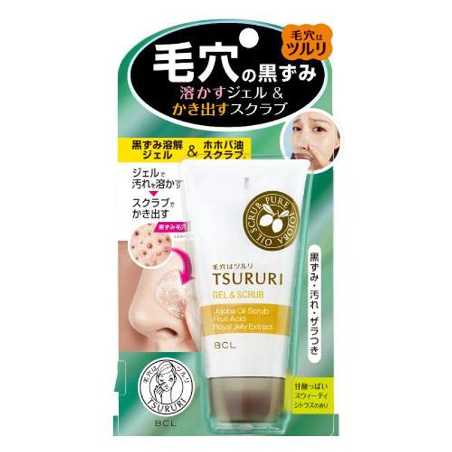 BCL Company Tsururi Corner Plug Dissolving Gel &amp; Scrub 55G Corner Plug Care