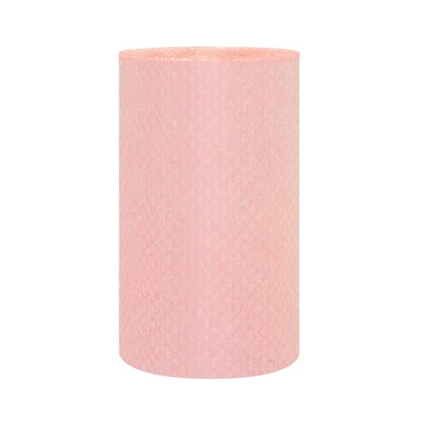 Bubble Cushioning Material, Kawakami Sangyo Hatopuchi Milky P-1, Small Roll, Width 11.8 inches (300 mm) x Total Length 32.8 ft (10 m), Milky Pink