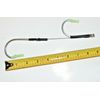 10/0 Stainless Cable Dbl Hook Rig Offset Wahoo Tuna Mahi Hookset Rigged Lure