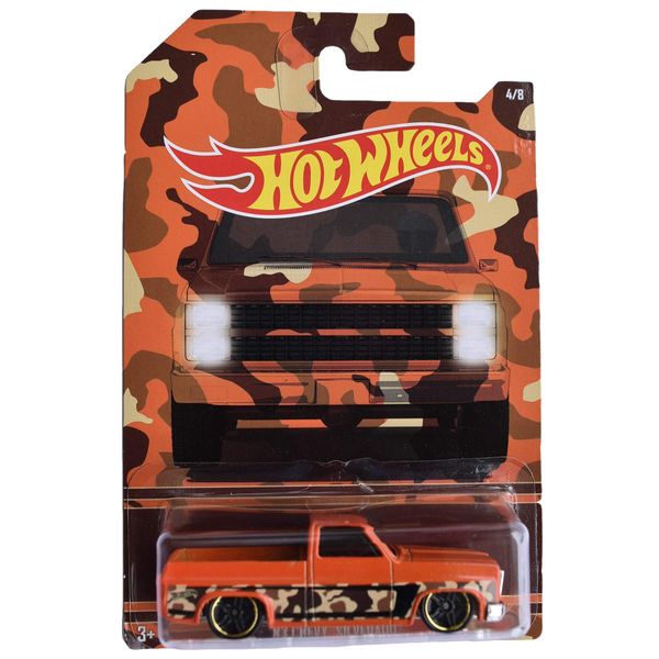 Hot Wheels '83 Chevy Silverado 4/8, Orange