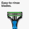 Schick Xtreme 3 Duo Comfort Skin Disposable Razors for Men, 4 Count, Pack of 2