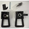 Gate Latch Heavy Duty Slate Grey Ring Latch with Rust Defender